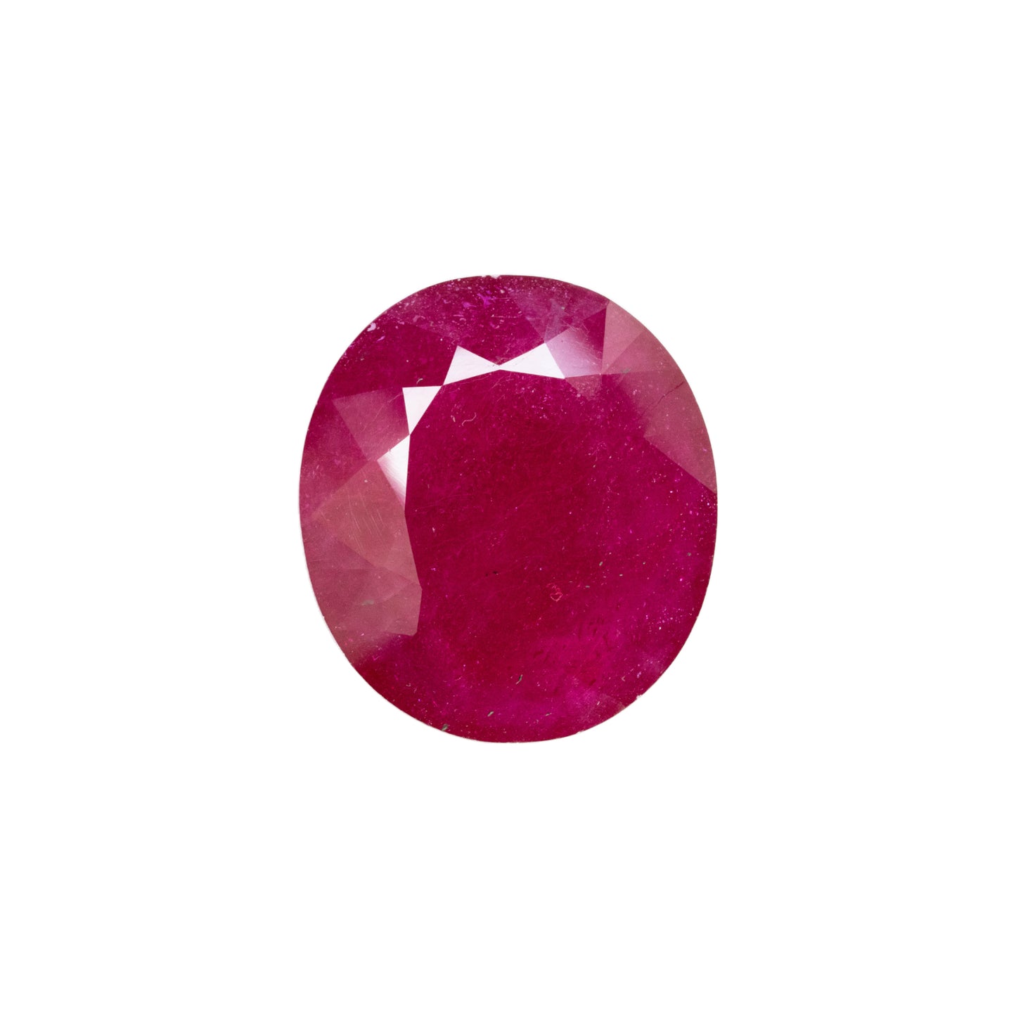 Glass Filled Ruby Oval 107.8 carat