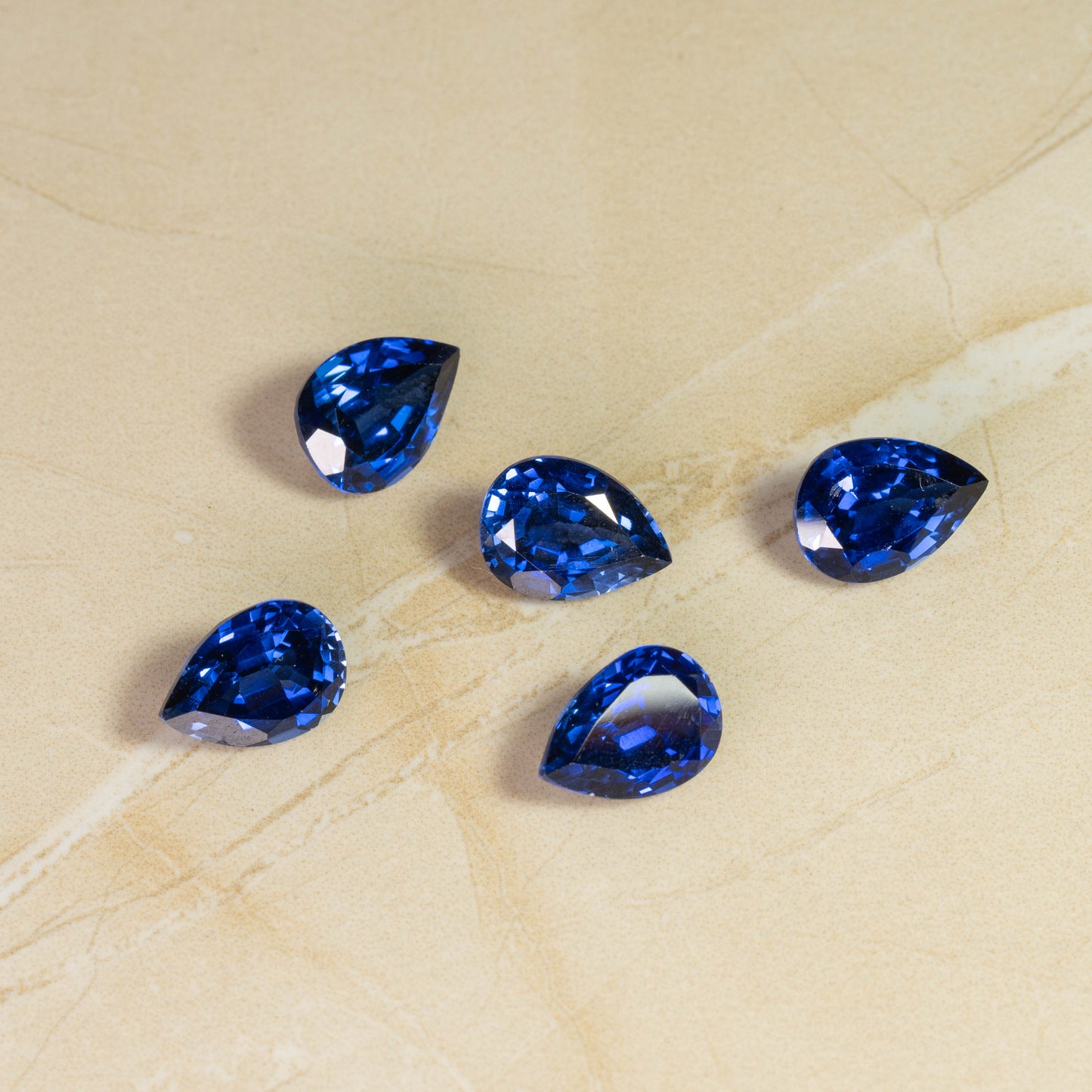 Lab Grown Blue Sapphire Series 1