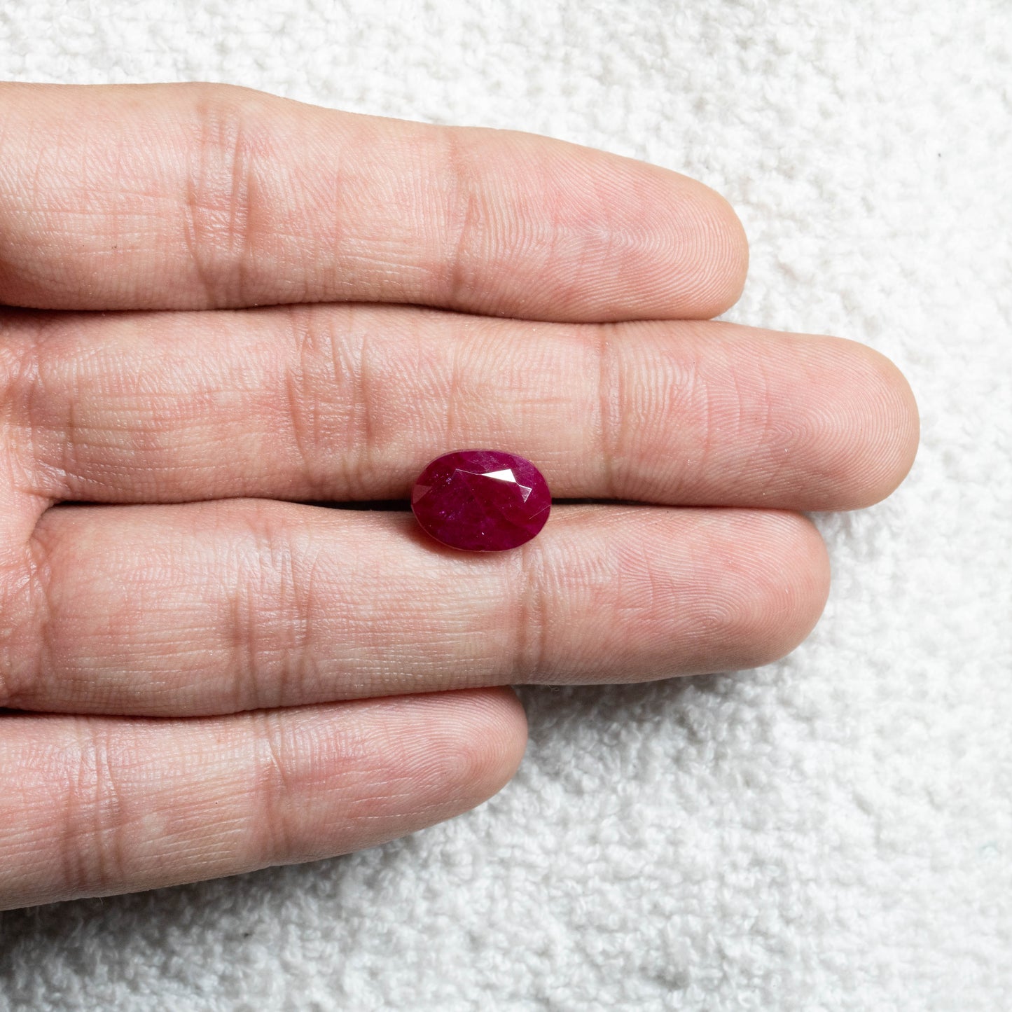 Natural Ruby Oval 7.64 carat