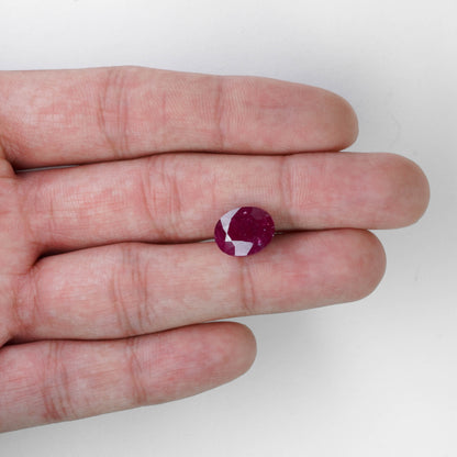 Natural Ruby Oval 8.7 carat