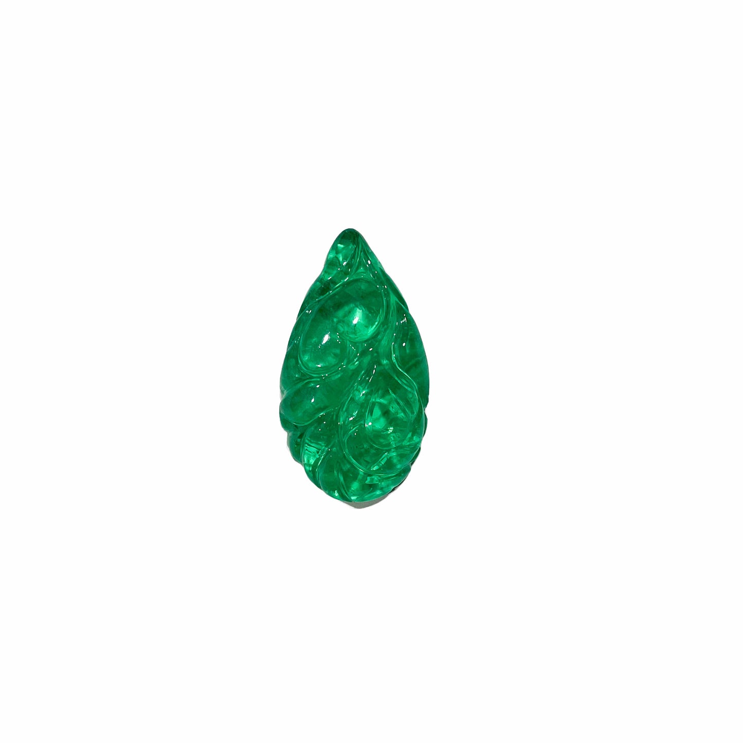 Green Doublet Carving 58.5 carats