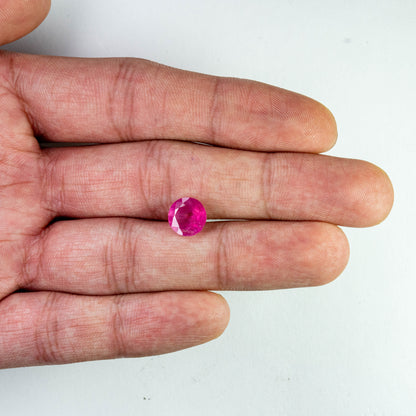 Ruby Round 3.29 carat