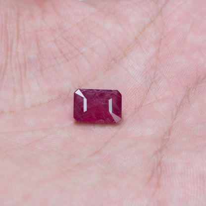 Ruby Octogan 3.32 carat